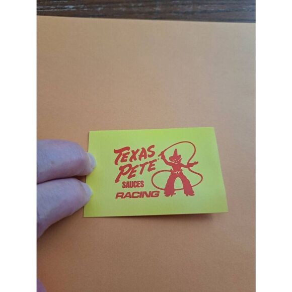 1990 NASCAR BUSCH GRAND NATIONAL TEXAS PETE RACING POCKET SCHEDULE BEN HESS #9 - Picture 2 of 5